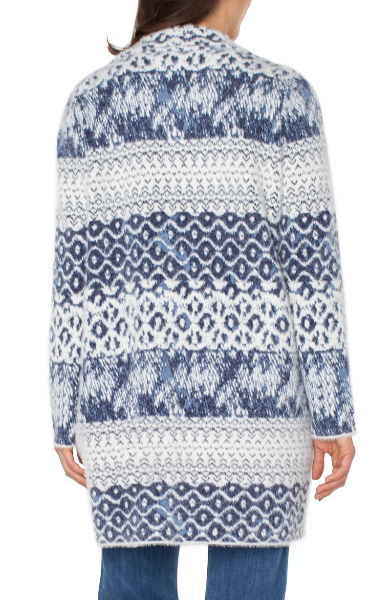 Liverpool Shibori Sweater Coatigan