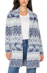Liverpool Shibori Sweater Coatigan