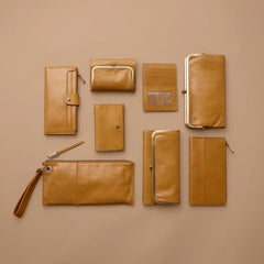 HOBO Dunn Continental Wallet- Natural