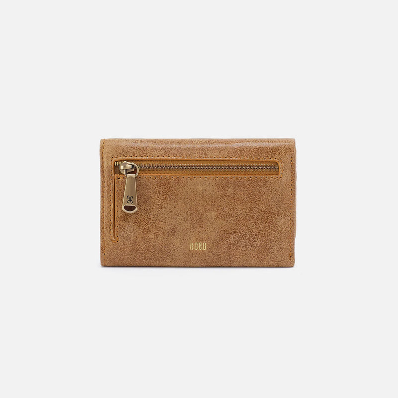 HOBO Jill Trifold Wallet- Whiskey