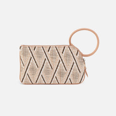 HOBO Sable Wristlet- Cream Raffia