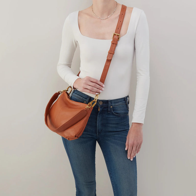 HOBO Advance Shoulder Crossbody- Warm Honey