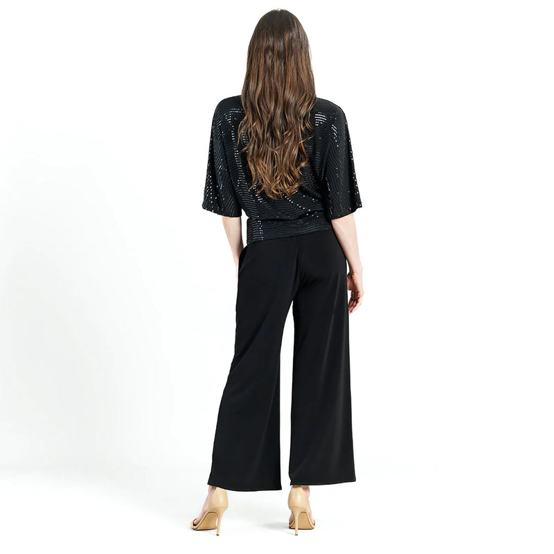 Clara Sun Woo Shimmer Side Tie Top
