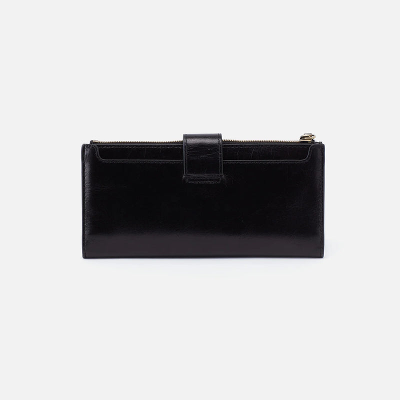 HOBO Dunn Continental Wallet- Black