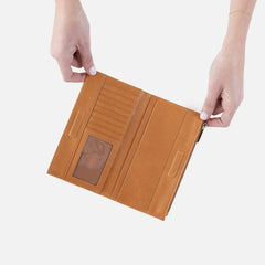 HOBO Jill Large Bifold Wallet- Natural