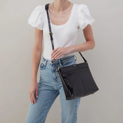 HOBO Romy Medium Crossbody- Black