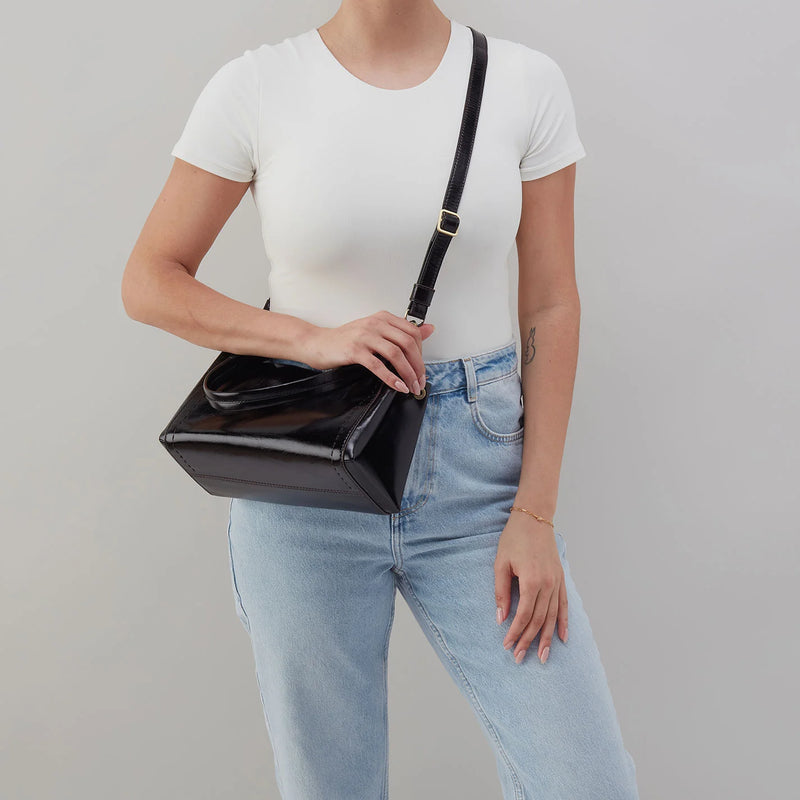 HOBO Seneca Shoulder Crossbody- Black