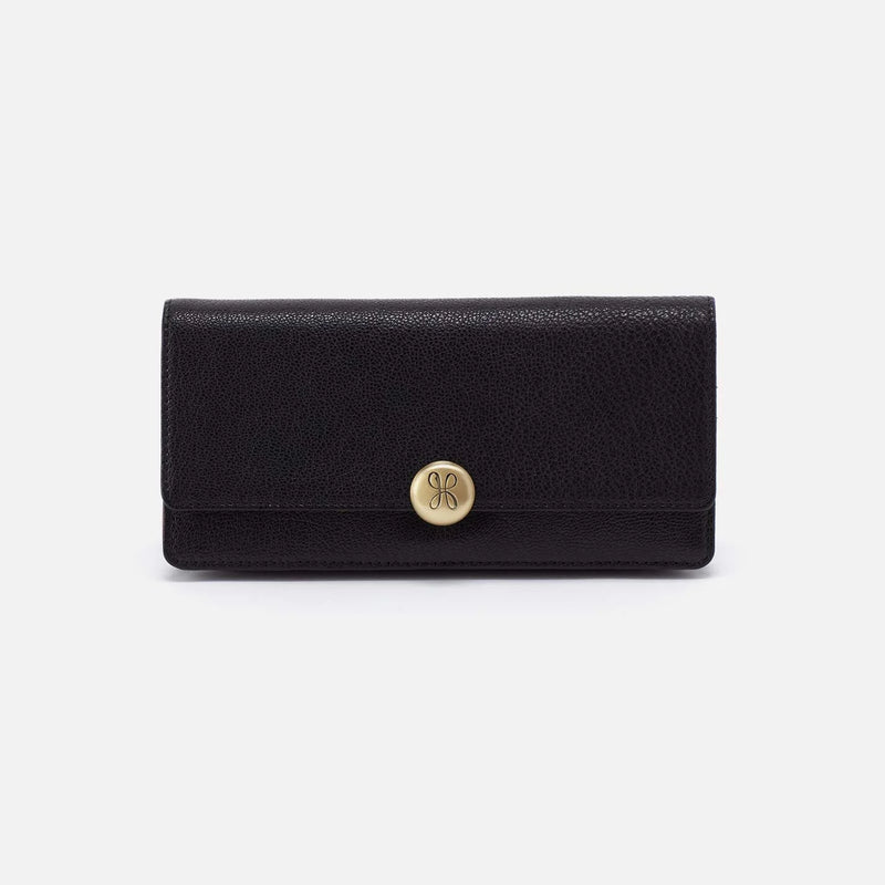 HOBO Hutton Large Wallet- Black