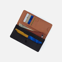 HOBO Hutton Large Wallet- Black