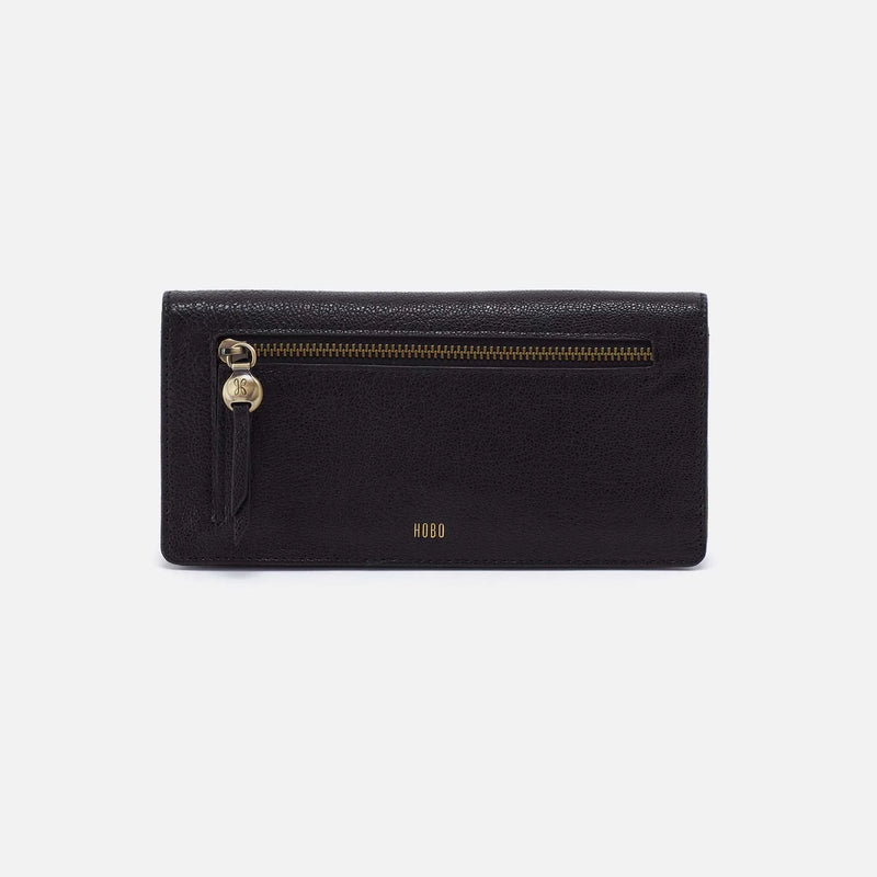 HOBO Hutton Large Wallet- Black
