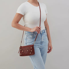 HOBO Darcy Crossbody- Woven Chestnut
