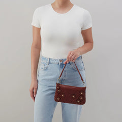 HOBO Darcy Crossbody- Woven Chestnut