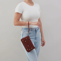 HOBO Darcy Crossbody- Woven Chestnut