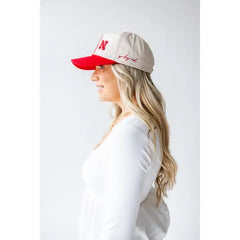 Nebraska Saturday Stretch Canvas Trucker Hat