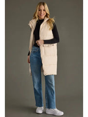 Long Puffer Vest- Multiple Colors