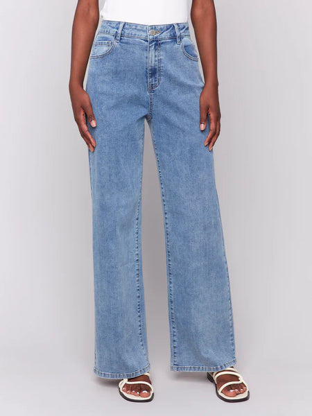 Chloe Light Blue Wide Leg Jean | Barbara Jeans