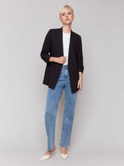 Charlie B. Crepe Blazer