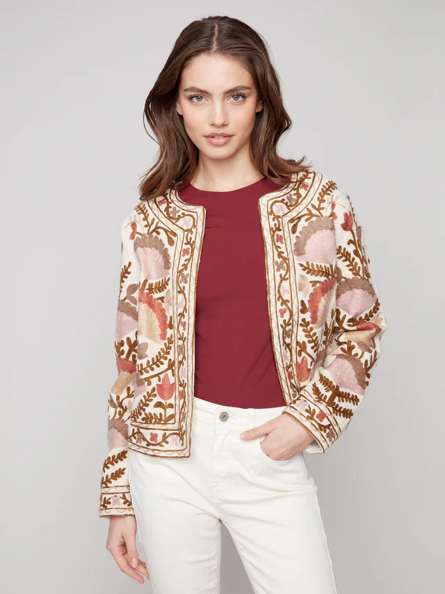 Charlie B. Embroidered Cotton Jacket- Ceremony