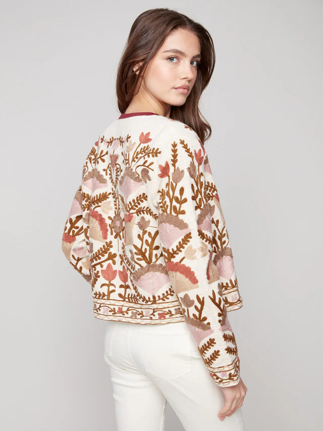Charlie B. Embroidered Cotton Jacket- Ceremony