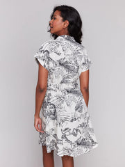 Charlie B. Linen Blend Shirtdress