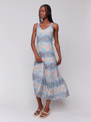 Charlie B. Papaya Print Maxi Dress