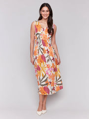 Charlie B. Empire Waist Print Dress- Bouquet