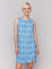 Charlie B. Print Linen Blend Tank Dress- 2 Prints