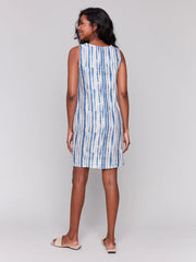 Charlie B. Print Linen Blend Tank Dress- 2 Prints