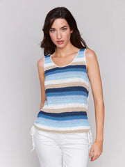 Charlie B. Hand-Knit Sleeveless Crotchet Top- 2 Colors!