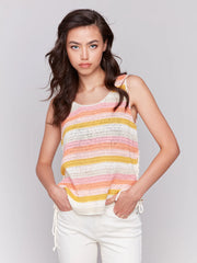 Charlie B. Hand-Knit Sleeveless Crotchet Top- 2 Colors!