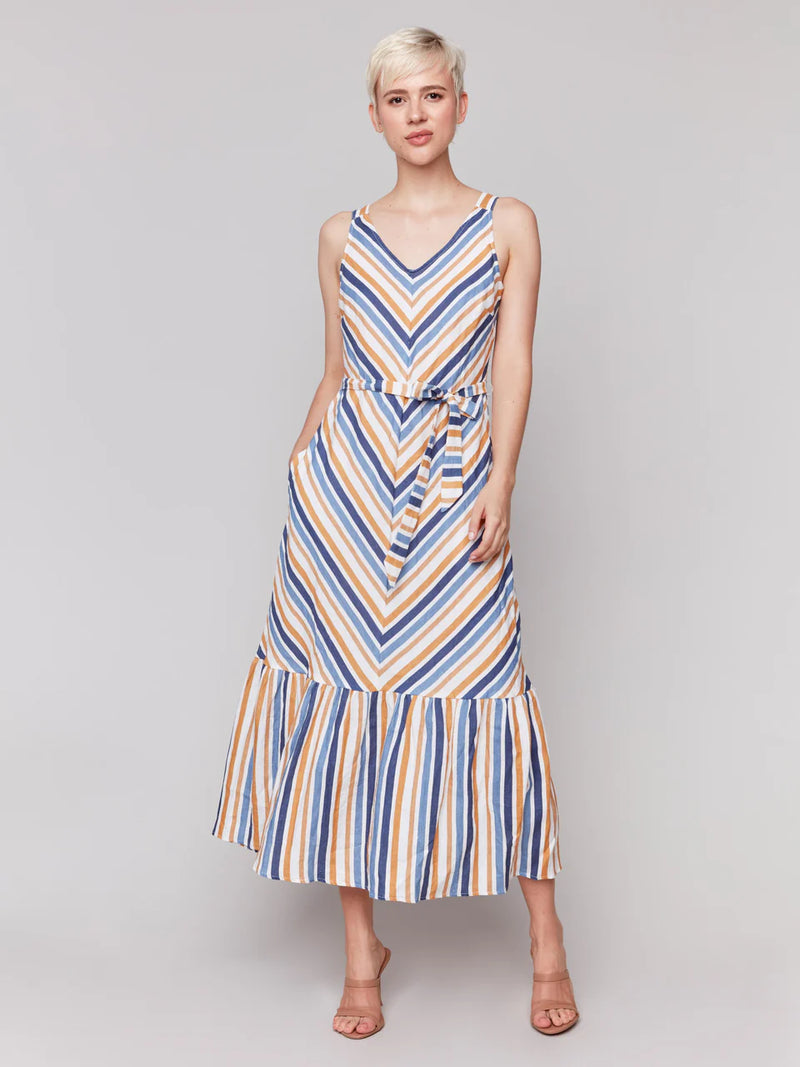 Charlie B. Chevron Striped Maxi