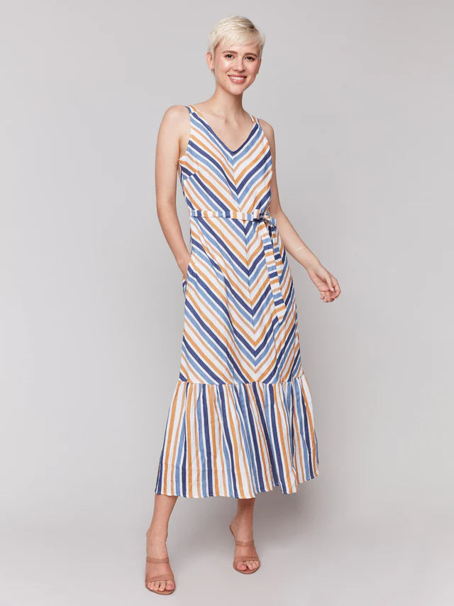 Charlie B. Chevron Striped Maxi