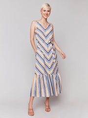 Charlie B. Chevron Striped Maxi