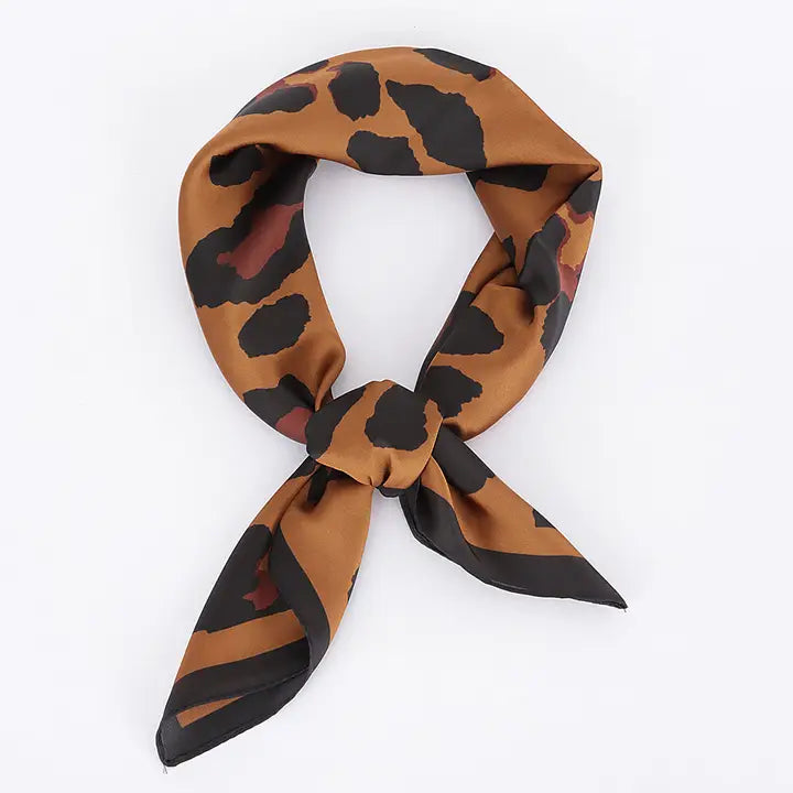 Leopard Luxe Square Scarf