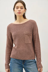 Lightweight Knit Pocket Sweater- 3 Colors