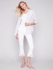 Charlie B. Long Linen Button-Up Shirt