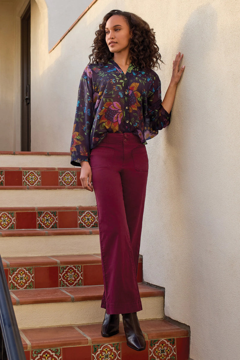 Tribal Flowy Dolman Sleeve Blouse- Multiple Prints