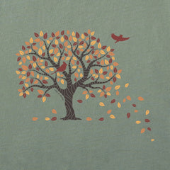 Life is Good Autumn Leaves Long Sleeve Tee