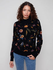 Charlie B. Autumn Nights Embroidered Sweater