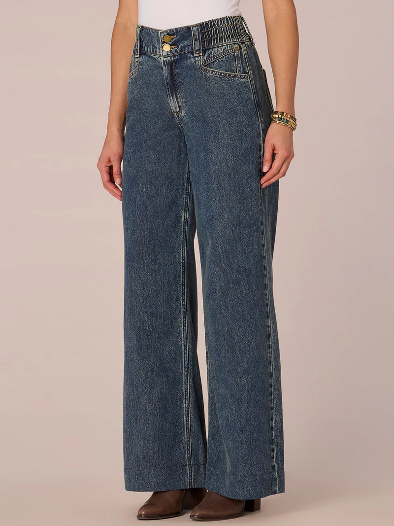 Democracy Skyrise Cinched Wide Leg Jean