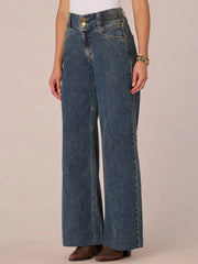 Democracy Skyrise Cinched Wide Leg Jean