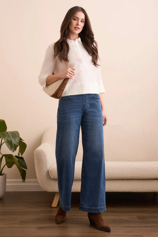 Tribal Boundless Audrey Wide Leg Jeans- 2 Colors!