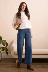 Tribal Boundless Audrey Wide Leg Jeans- 2 Colors!