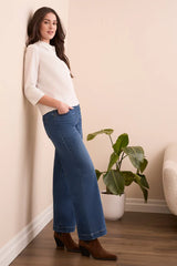 Tribal Boundless Audrey Wide Leg Jeans- 2 Colors!