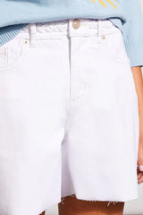 Tribal Audrey Girlfriend Short- White Braided