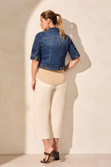 Tribal Elbow Sleeve Denim Jacket- 3 Colors
