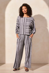 Tribal Flowy Wide Leg Pant