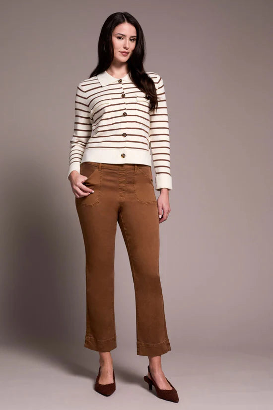 Tribal Striped Double Knit Cardi
