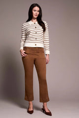 Tribal Striped Double Knit Cardi