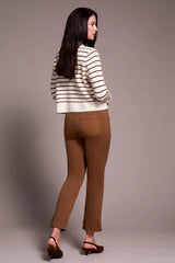 Tribal Striped Double Knit Cardi